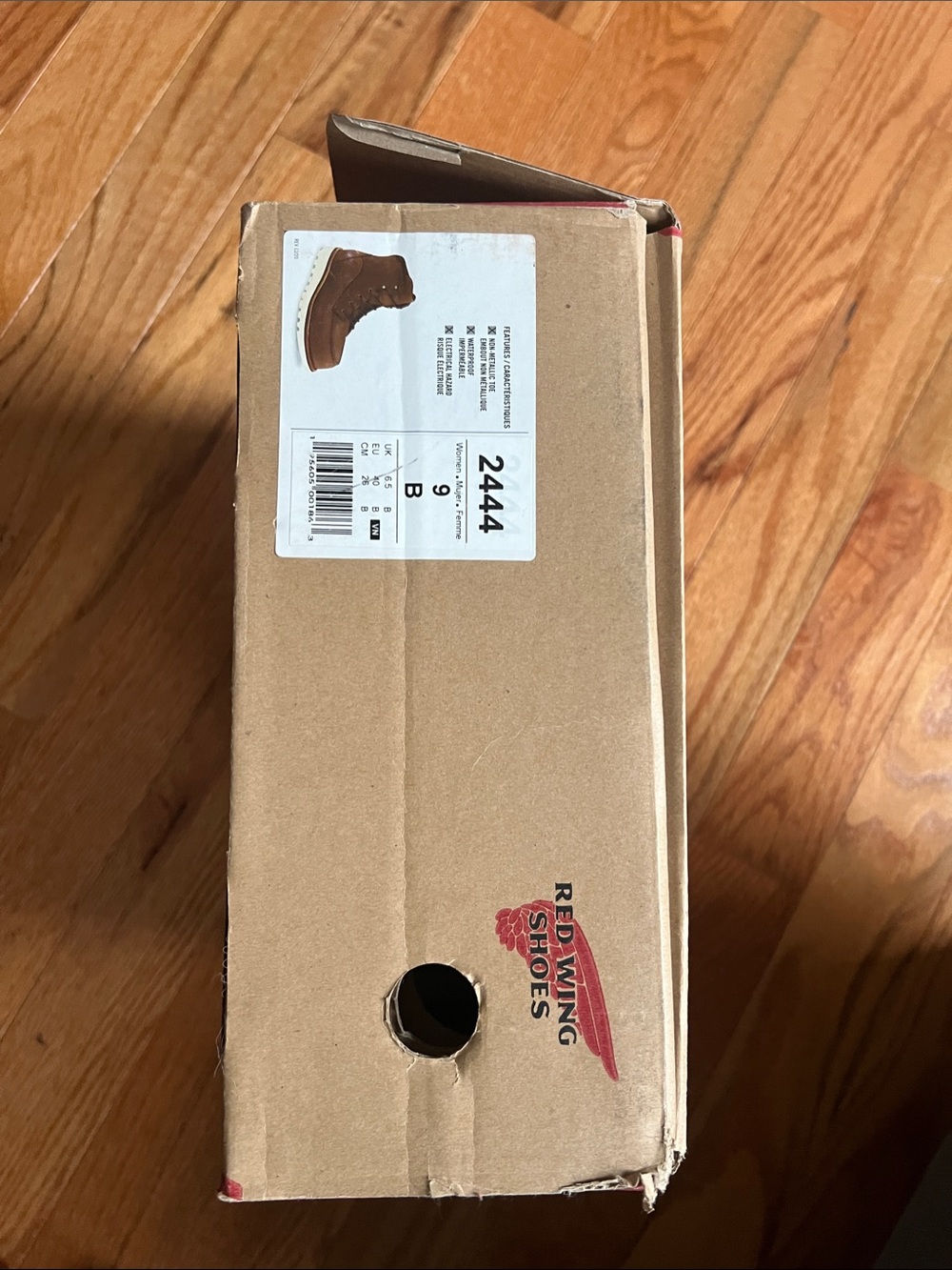 Red Wing Shoes Brown Kids Leather Boots